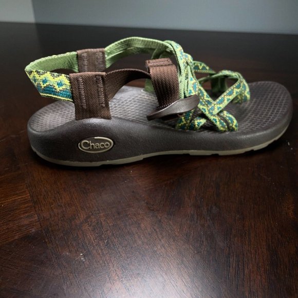 Chaco Shoes - Chacos ZX/2 Classic Brown Blue Green Strappy Water Sport Sandals Womens Size 6